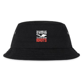 Bottom Dive: Closer Farther from Idiots - Kids’ Bucket Hat - black - Front