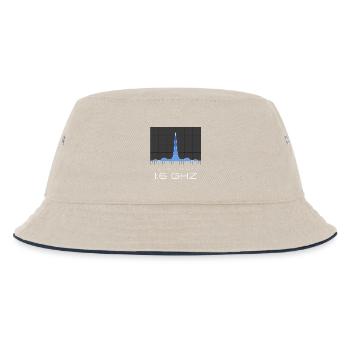 UAP Frequenz 1.6 GHz – Der Himmel hört zu - Kinder Bucket Hat - Natur/Navy - Vorne