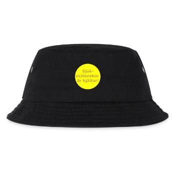 Les infirmières sont des héroïnes ! (Cercle jaune) - Bob Enfant - noir - Devant