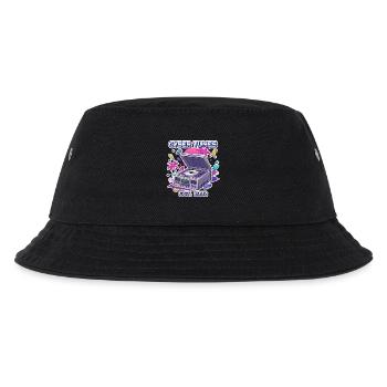 Cyber Tunes 1992 – Retro CD Player Design - Kids’ Bucket Hat - black - Front