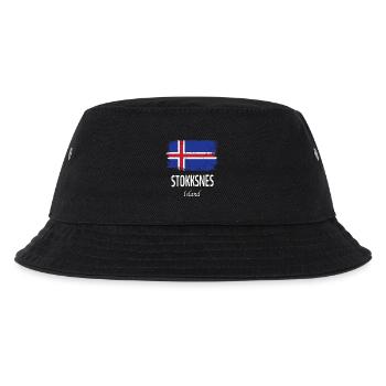 Stokksnes - Kinder Bucket Hat - Schwarz - Vorne