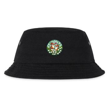 Chipmunks in Lilyvalley Hearts - Kids’ Bucket Hat - black - Front