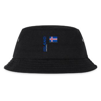 Kirkjufell - Kinder Bucket Hat - Schwarz - Vorne