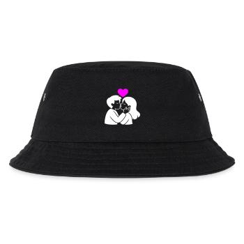 In Love Couple Heart Love - Kids’ Bucket Hat - black - Front