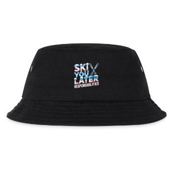 Skier Plus tard Responsabilités Ski amusant - Bob Enfant - noir - Devant