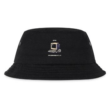 AFK für immer | Bestatter schwarzer Humor - Kinder Bucket Hat - Schwarz - Vorne