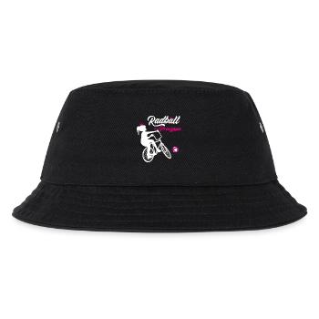 Radball, Cycleball, Hallenradsport - Kinder Bucket Hat - Schwarz - Vorne