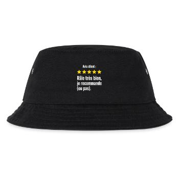 Grumpy Humor Reviews Complainer - Kids’ Bucket Hat - black - Front
