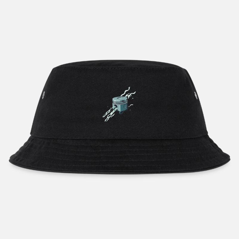 Kolbenflamme - Kinder Bucket Hat - Schwarz