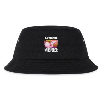 Cute Axolotl Kawaii Axolotl Lover - Kids’ Bucket Hat - black - Front