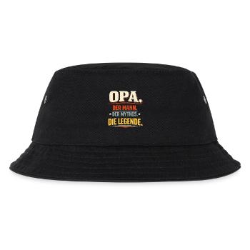 Grandpa Legend Gift Father's Day Men - Kids’ Bucket Hat - black - Front