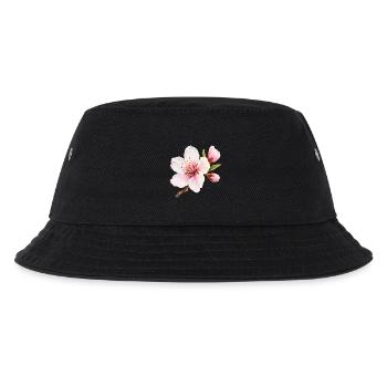 Almond Blossom Pink Spring Flower - Kids’ Bucket Hat - black - Front