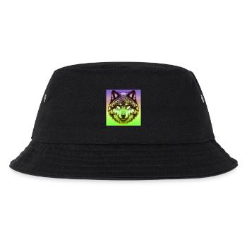 Wolf - Kids’ Bucket Hat - black - Front