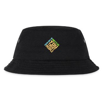 You're Only As Pretty As You Treat People Ehrlich - Kinder Bucket Hat - Schwarz - Vorne