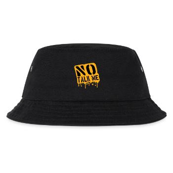 No Talk Me Funny Antisocial Introvert Saying - Kids’ Bucket Hat - black - Front