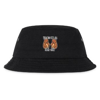 Mit dir zusammen ist alles erträglich! Niedlich! - Kinder Bucket Hat - Schwarz - Vorne