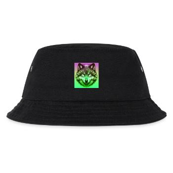 Wolf - Kids’ Bucket Hat - black - Front