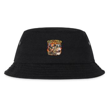 Es ist nur dann ein Problem, wenn man im Pferderen - Kinder Bucket Hat - Schwarz - Vorne