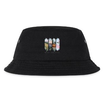 West Virginia Travel – Wild & Wonderful Hills - Kinder Bucket Hat - Schwarz - Vorne