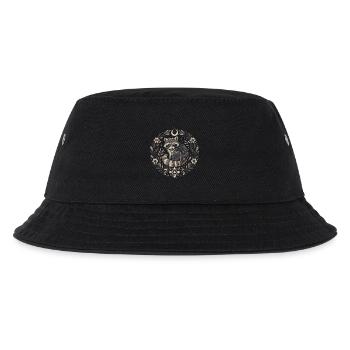 Mondpfoten Raccoon Ornament - Kinder Bucket Hat - Schwarz - Vorne