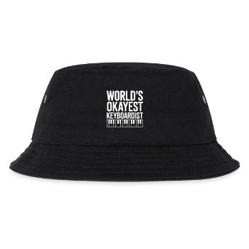 World's Okayest Keyboardist - Kids’ Bucket Hat - black - Front
