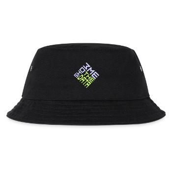 Show Me The Data Lustig Nerd Analyst Sarkastisch - Kinder Bucket Hat - Schwarz - Vorne