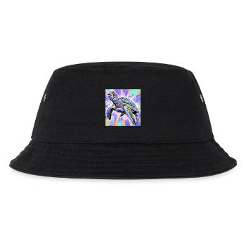Schildkröte - Kinder Bucket Hat - Schwarz - Vorne