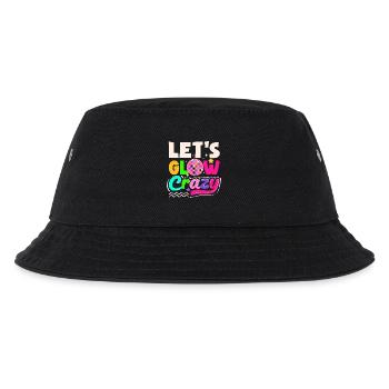 Retro Back to the 80s Vintage Design - Kinder Bucket Hat - Schwarz - Vorne