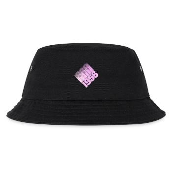 1956 Dots Retro Zahlendesign - Kinder Bucket Hat - Schwarz - Vorne