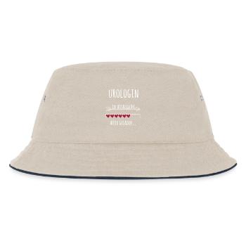 Urologin Ausbildung Medizinstudium Ärztin Medizin  - Kinder Bucket Hat - Natur/Navy - Vorne