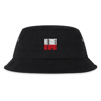 No Ticket No Service IT Support Ticketing - Kinder Bucket Hat - Schwarz - Vorne