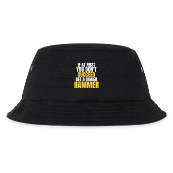 Obtenez un plus grand marteau : design de vêtements de travail drôles - Bob Enfant - noir - Devant