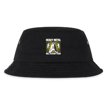 Heavy Metal, verdammt ja! - Kinder Bucket Hat - Schwarz - Vorne