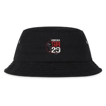GR20 Finisher Korsika Trekking Wanderung Wanderer  - Kinder Bucket Hat - Schwarz - Vorne