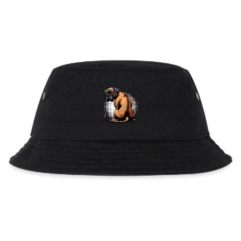 Deutsche Dogge Doggen Doggenbesitzer Doggenfan - Kinder Bucket Hat - Schwarz - Vorne