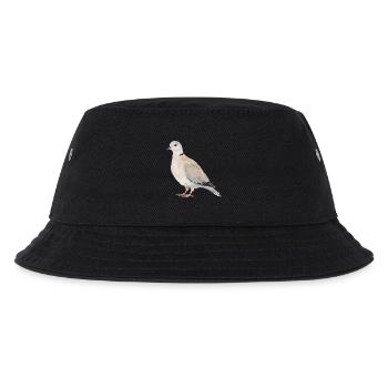 Pigeon portrait in earth tones - Kids’ Bucket Hat - black - Front