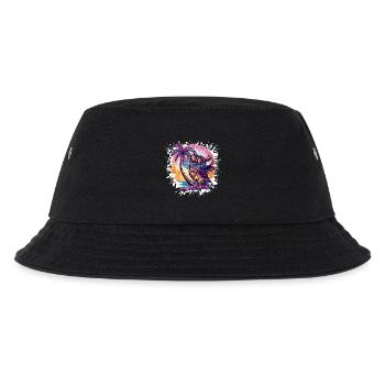 Owl Summer Holiday - Kids’ Bucket Hat - black - Front