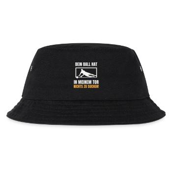 Dein Ball hat nichts zu suchen Torwart Keeper - Kinder Bucket Hat - Schwarz - Vorne