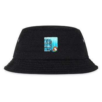 Herztauchen: Tiefes Unterwasserabenteuer - Kinder Bucket Hat - Schwarz - Vorne