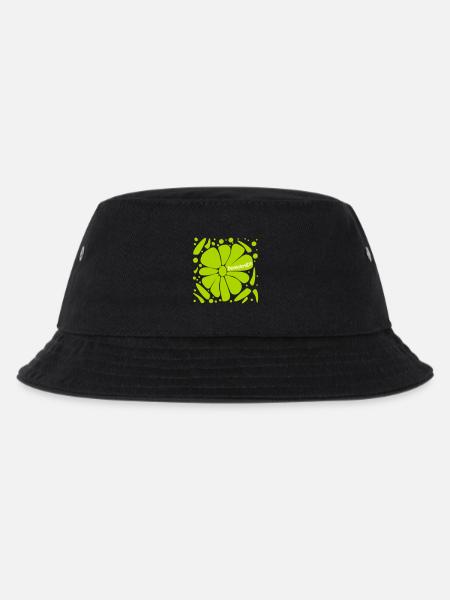 Blumen Demokratie - Kinder Bucket Hat - Schwarz
