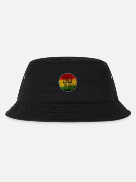 reggae rasta life - Kids’ Bucket Hat - black