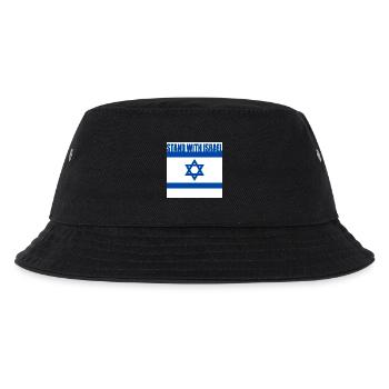 Stand with israel - Kinder Bucket Hat - Schwarz - Vorne