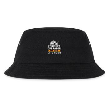 Gabelstaplerfahrer Schwermaschinenfahrer Lustig - Kinder Bucket Hat - Schwarz - Vorne