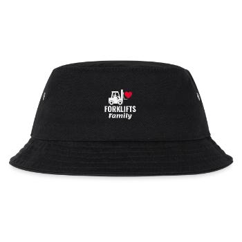 Gabelstaplerfahrer Fahrerfamilie für schwere Geräte - Kinder Bucket Hat - Schwarz - Vorne