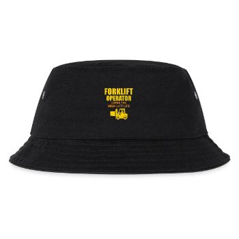 Gabelstaplerfahrer Schwermaschinenfahrer Lustig - Kinder Bucket Hat - Schwarz - Vorne
