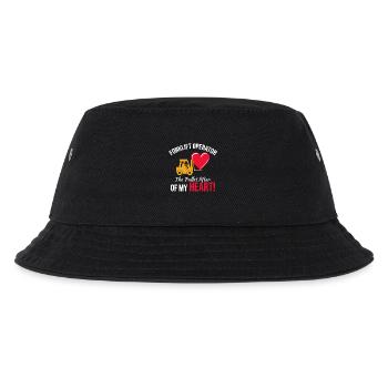 Forklift Operator Driver Valentine’s Day Funny - Kids’ Bucket Hat - black - Front