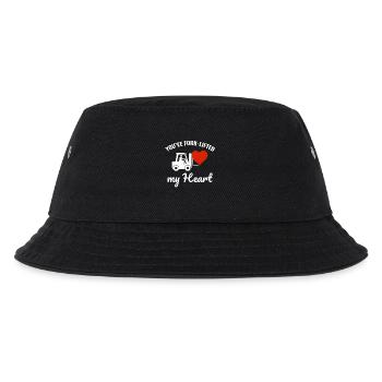 Forklift Operator Driver Valentine’s Day Funny - Kids’ Bucket Hat - black - Front