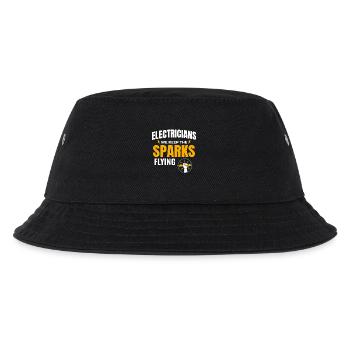 Elektriker Humor Elektrotechniker Ingenieur - Kinder Bucket Hat - Schwarz - Vorne