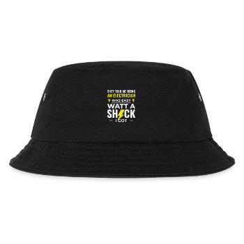Elektriker Humor Elektrotechniker Ingenieur - Kinder Bucket Hat - Schwarz - Vorne