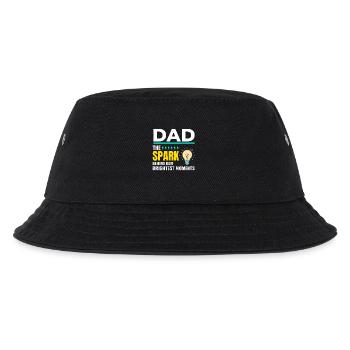 Elektriker Vater Elektrotechniker Ingenieur - Kinder Bucket Hat - Schwarz - Vorne